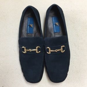 Giorgio Brutini  navy suede loafers Brand new 10/5